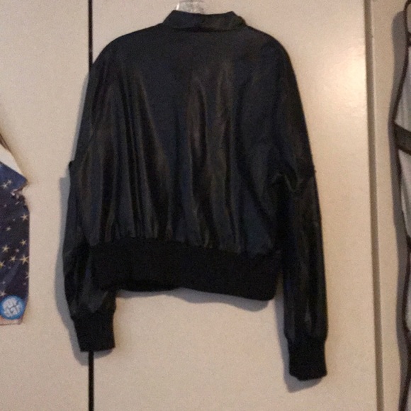 Last Kiss pleather jacket size 3XL - Picture 6 of 7